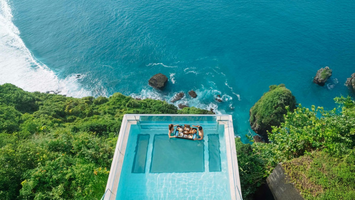 Outdoor swimming pool at The Edge Bali