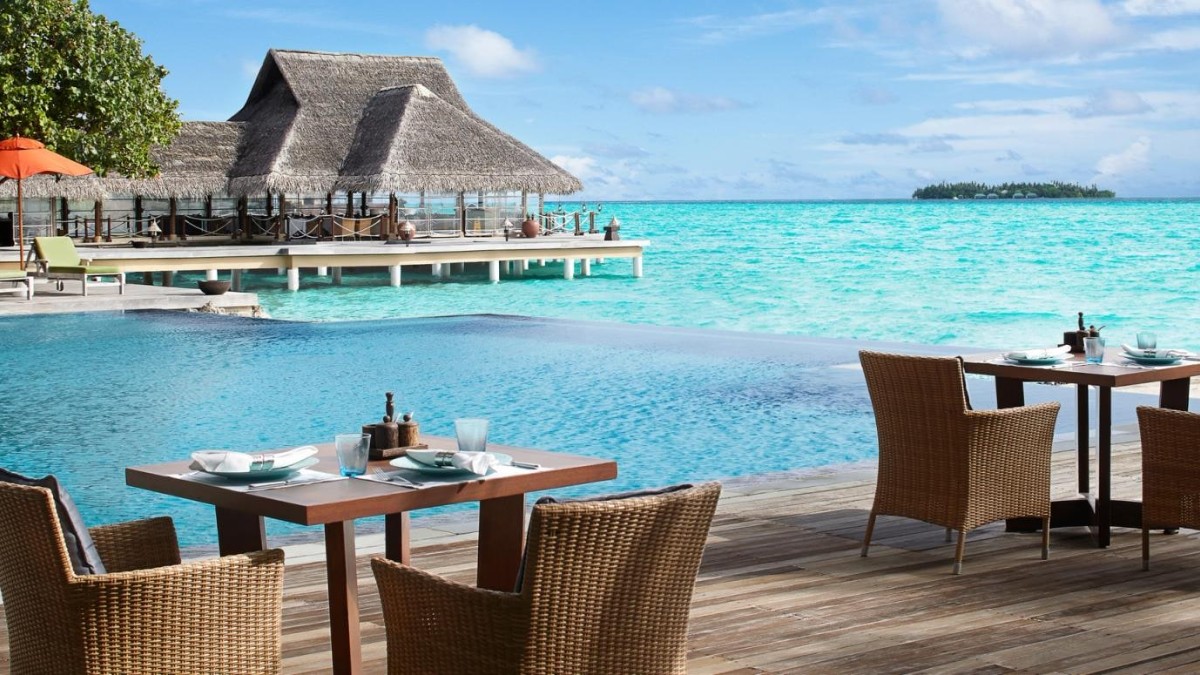 Restaurant at Taj Exotica Resort & Spa, Maldives