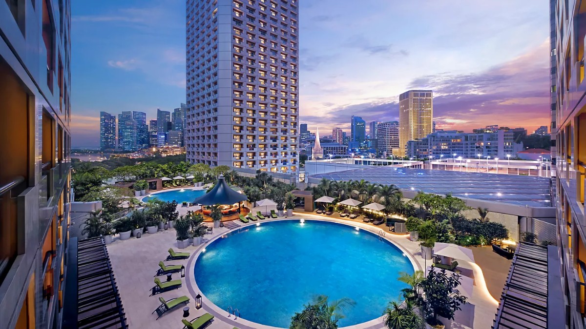 View areas at Fairmont Singapore