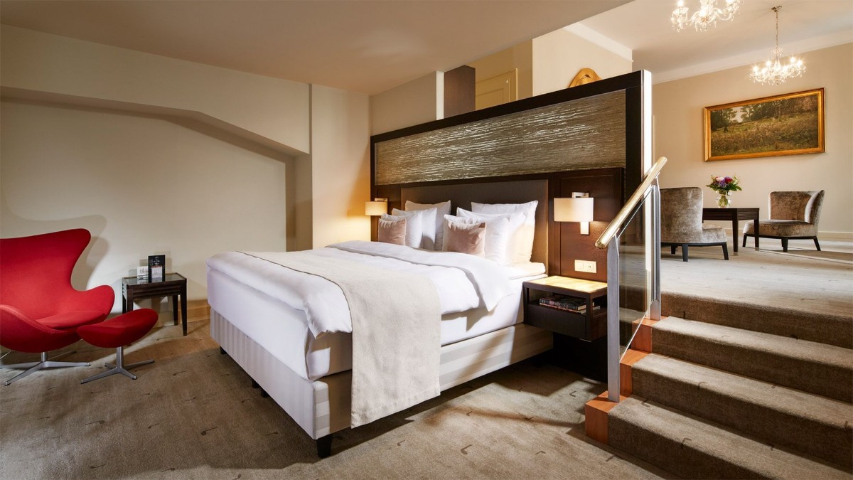 Bedroom at Aria Hotel Prague