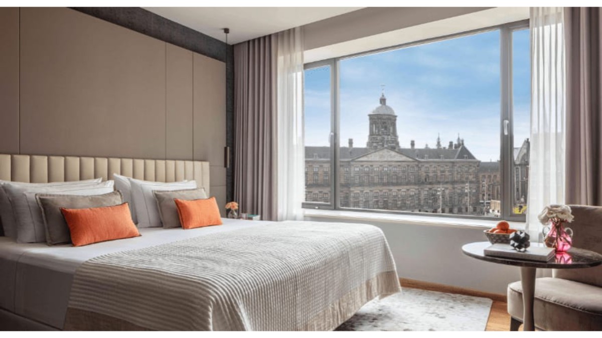 Bedroom at Anantara Grand Hotel Krasnapolsky Amsterdam