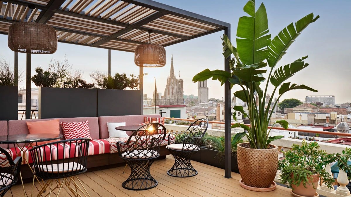 Dachterrasse im Kimpton Vividora Hotel