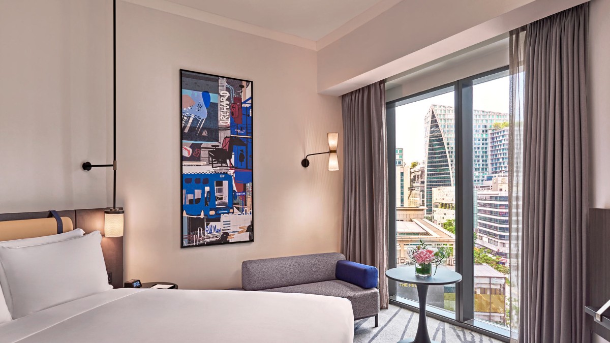 Bedroom at Hotel Pullman Singapore Orchard