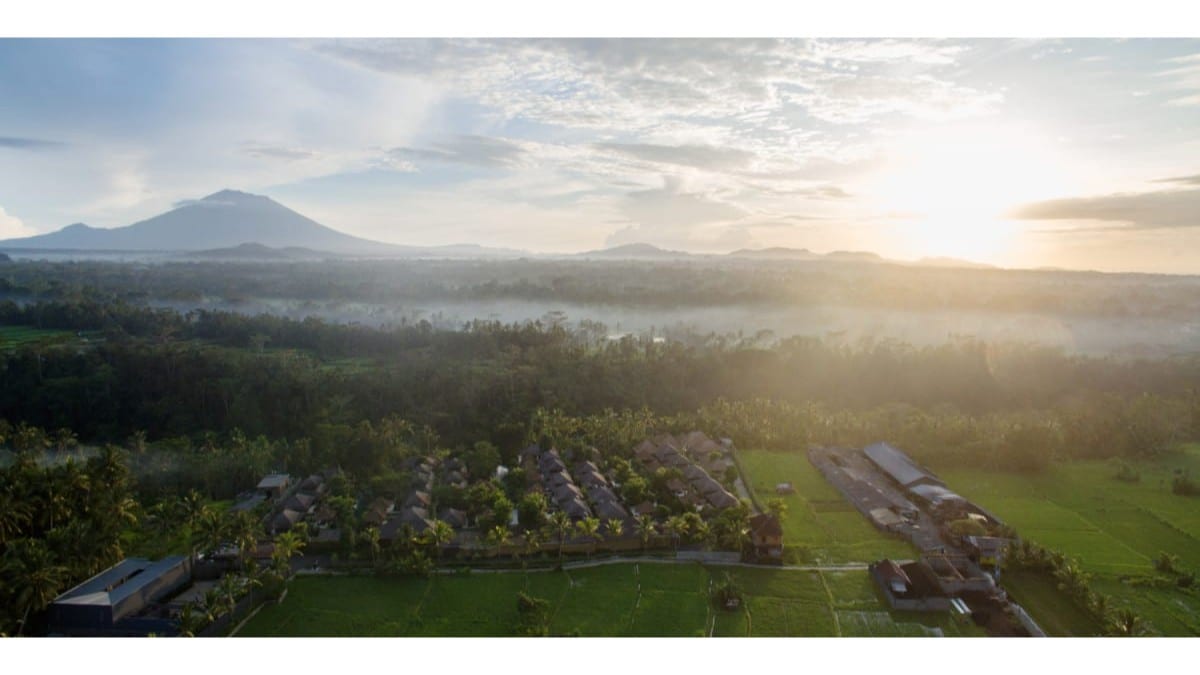 Ausblick im HOSHINOYA Bali
