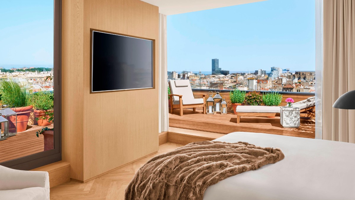 Bedroom at The Barcelona Edition