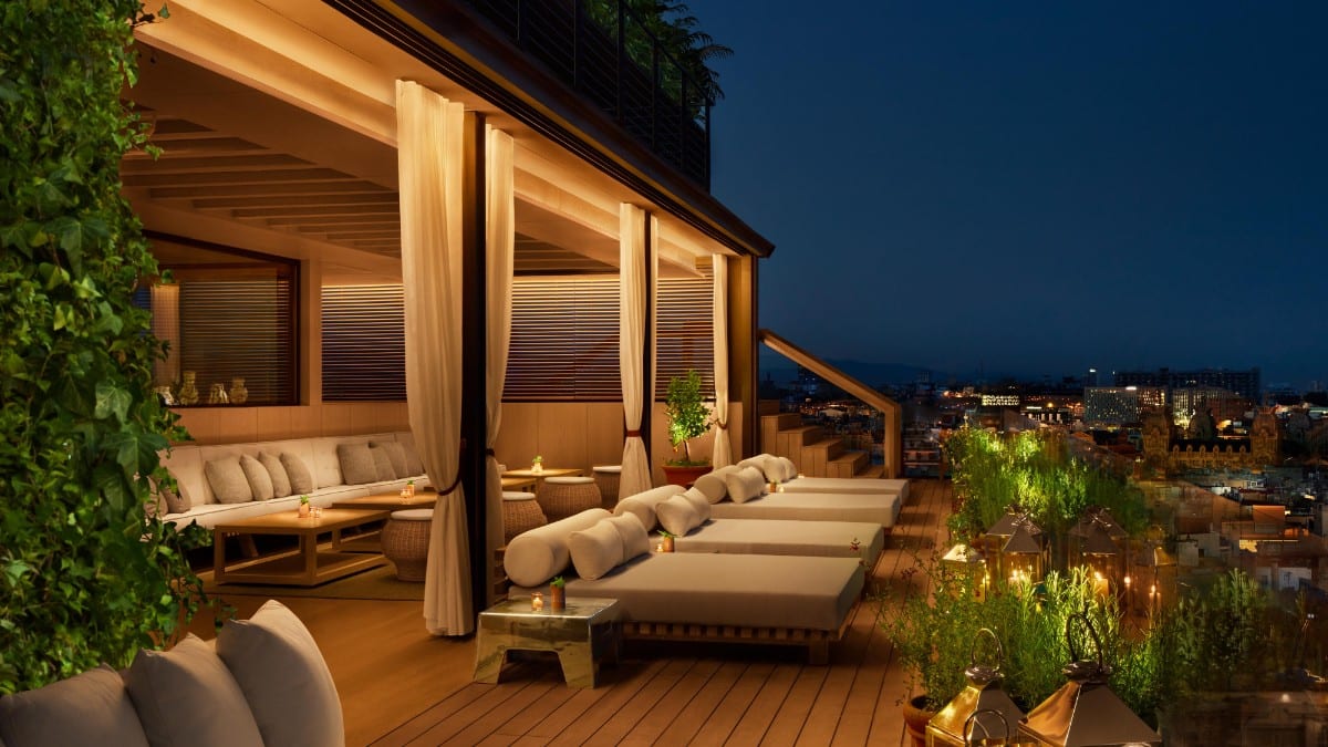 Dachterrasse im The Barcelona Edition
