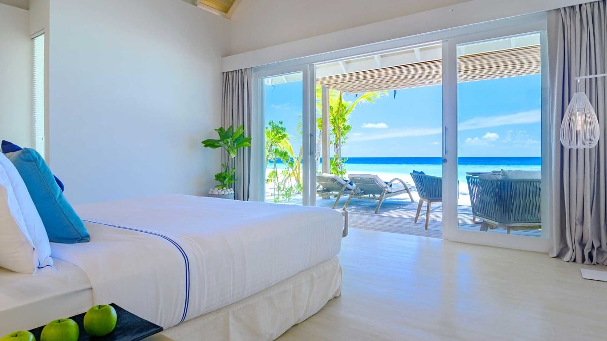 Schlafzimmer im Baglioni Resort Maldives - Luxury All Inclusive
