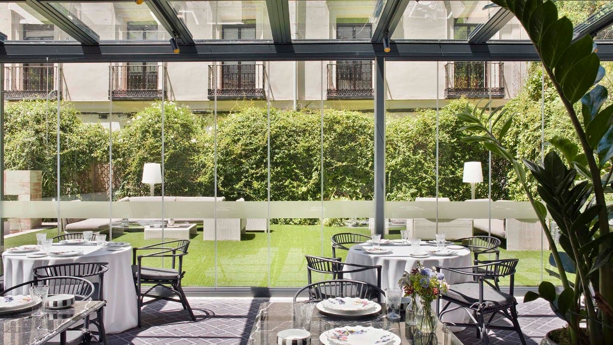 Restaurant im Hotel Único Madrid, Small Luxury Hotels