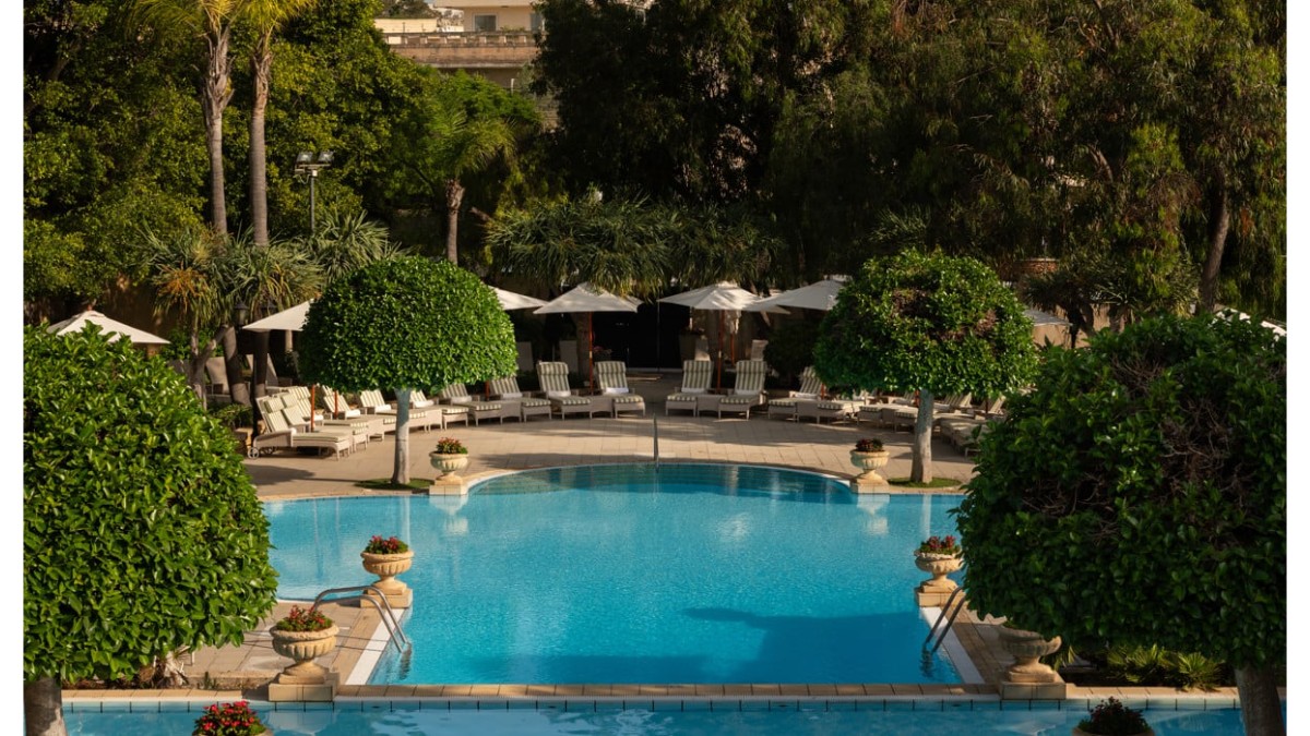 Pool at Corinthia Palace Malta