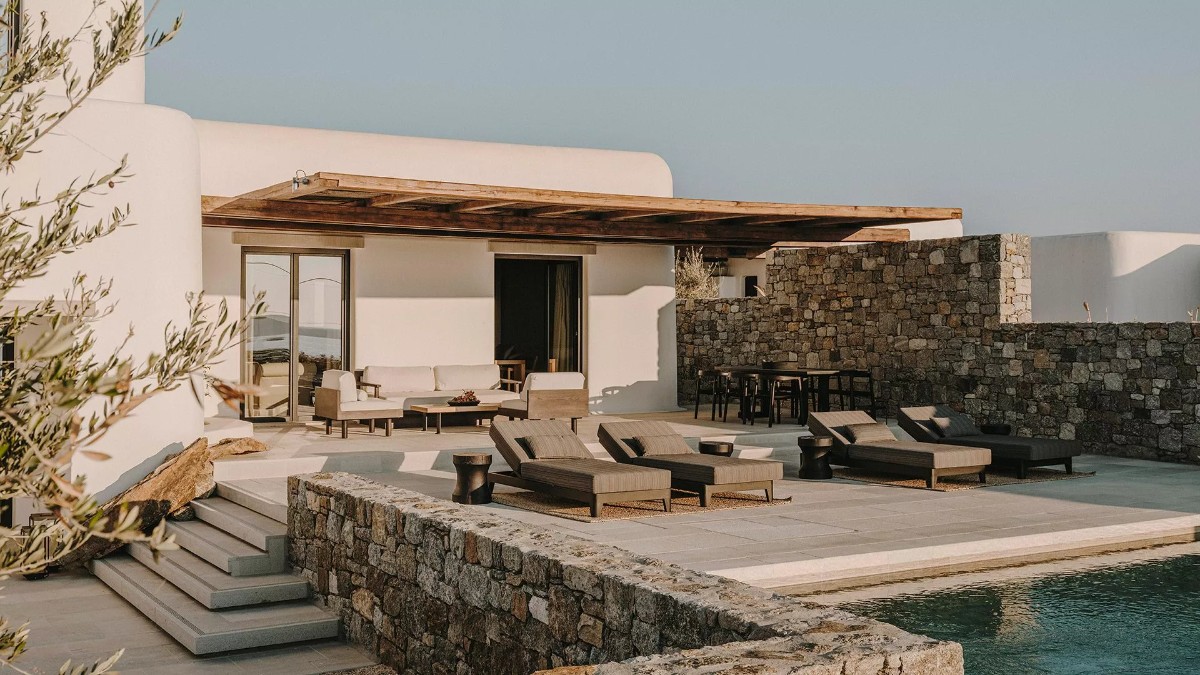 View areas at Kalesma Mykonos