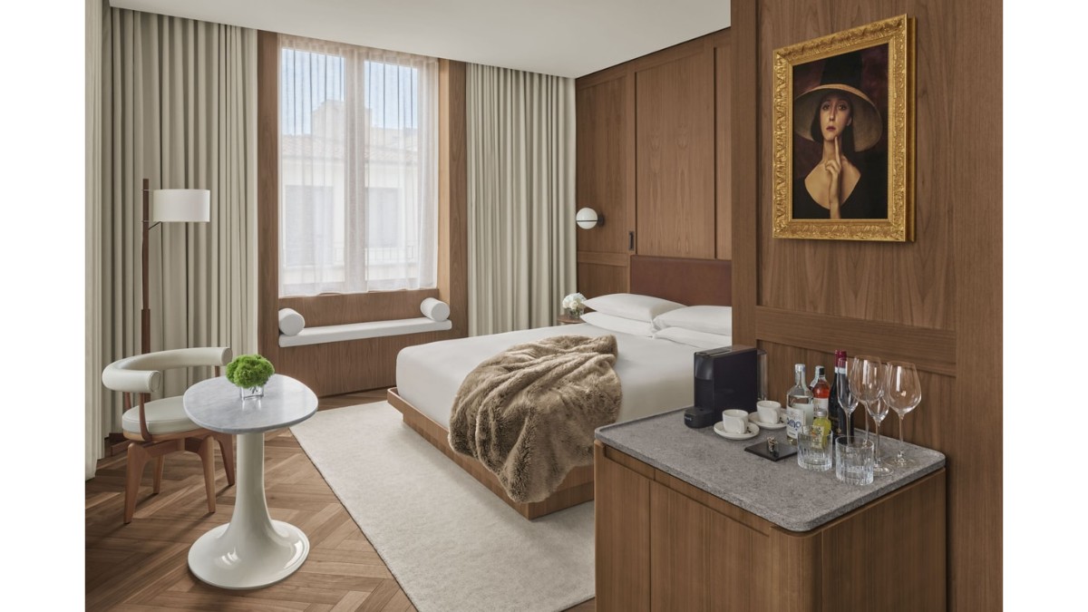 Bedroom at The Rome Edition