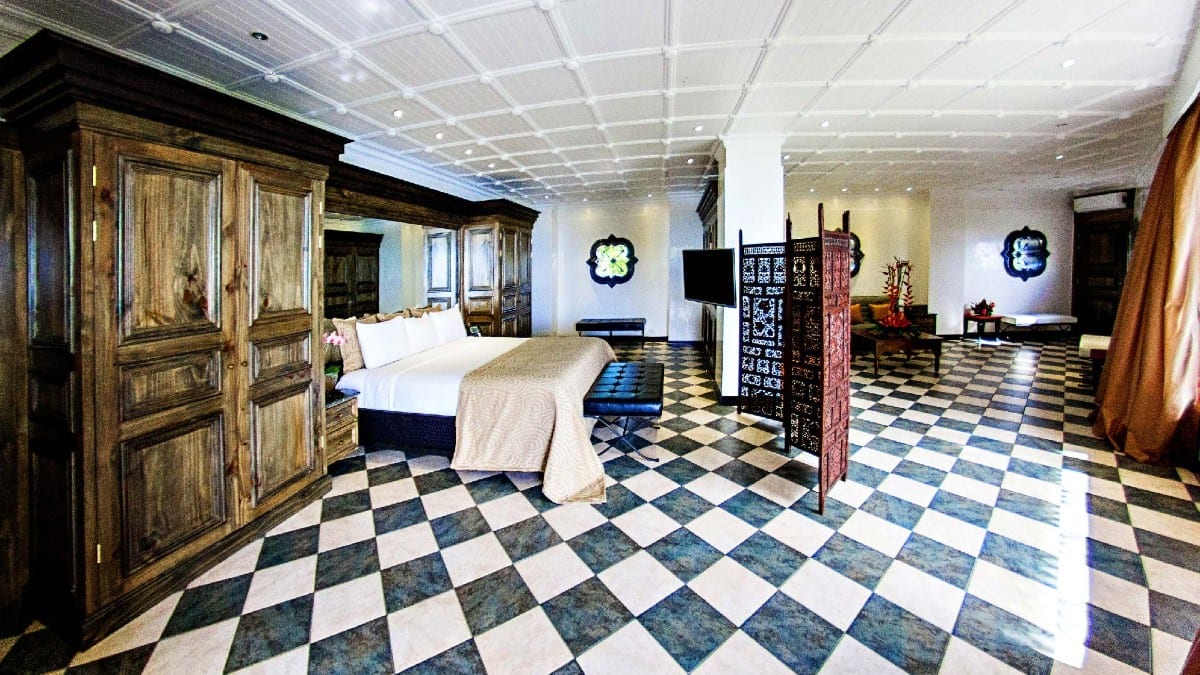 Schlafzimmer im Hotel Villa Caletas