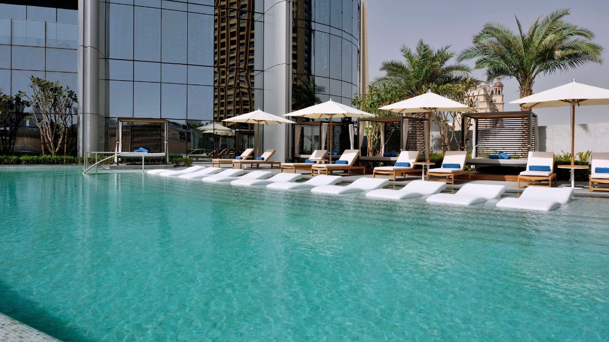 Pool at Kempinski the Boulevard Dubai