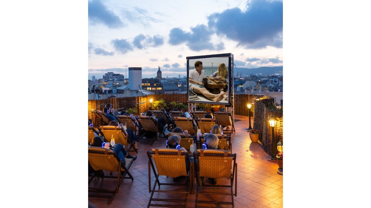 Dachterrasse im Hotel El Palace Barcelona