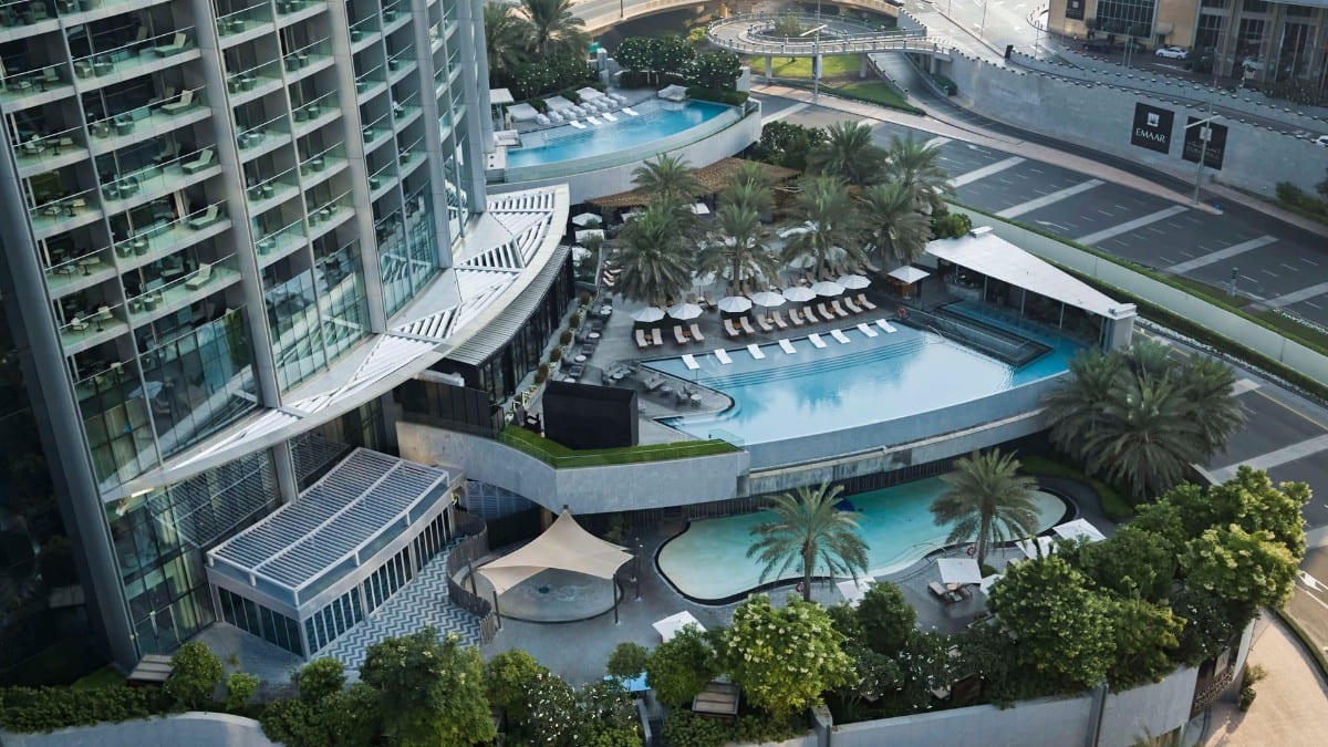 Aussichtsbereiche im Kempinski the Boulevard Dubai