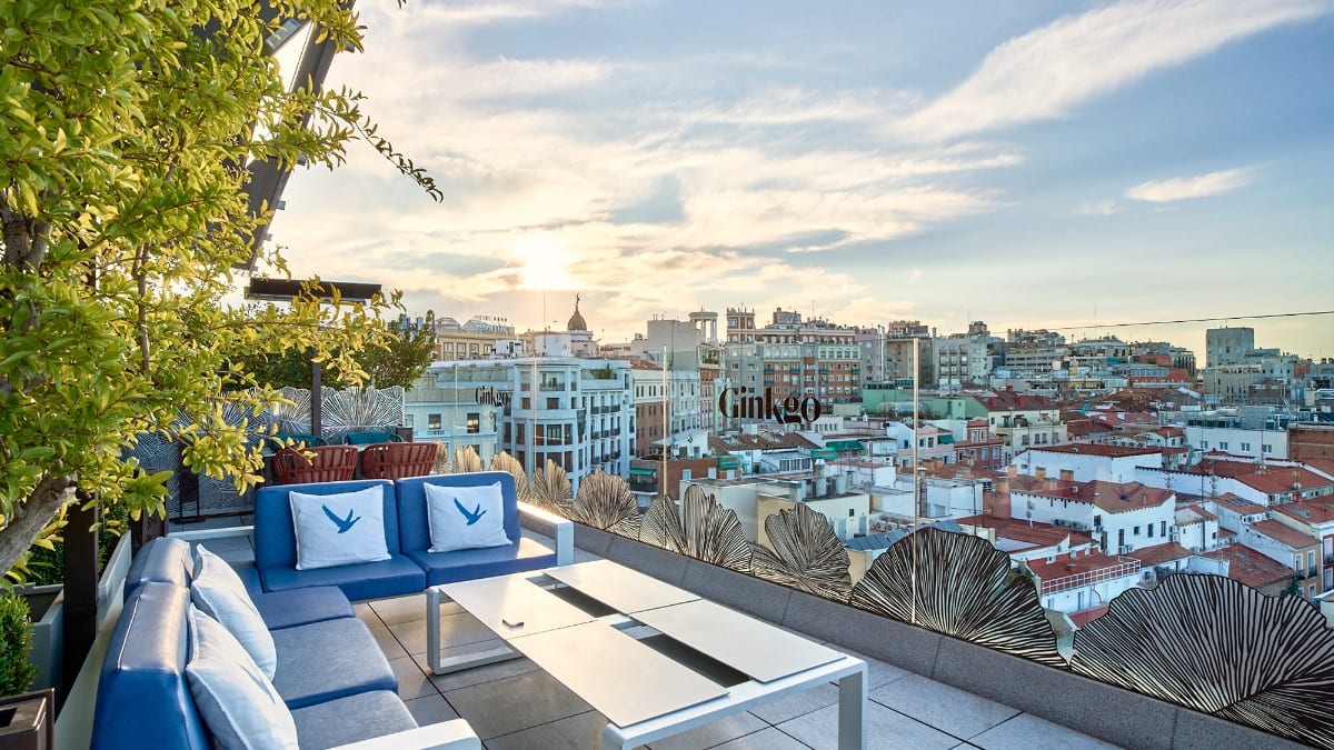 Dachterrasse im VP Plaza España Design