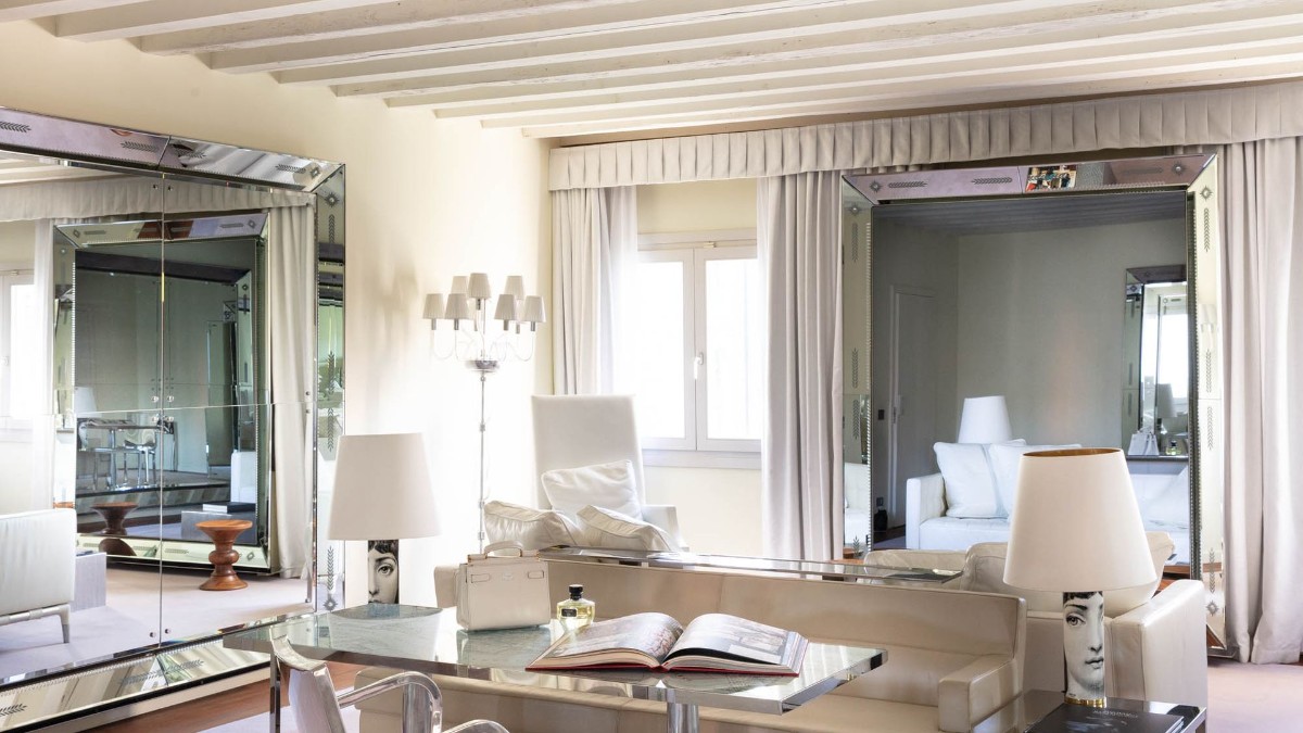 Bedroom at Palazzina Grassi