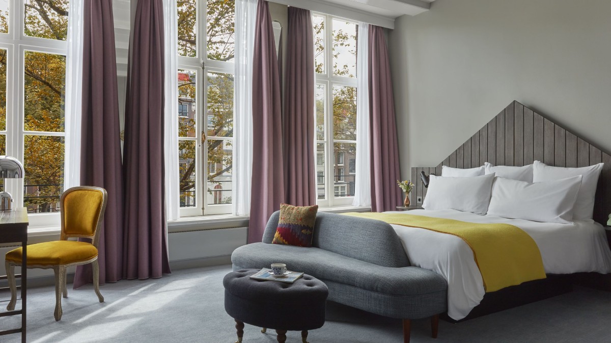 Bedroom at Hotel Pulitzer Amsterdam