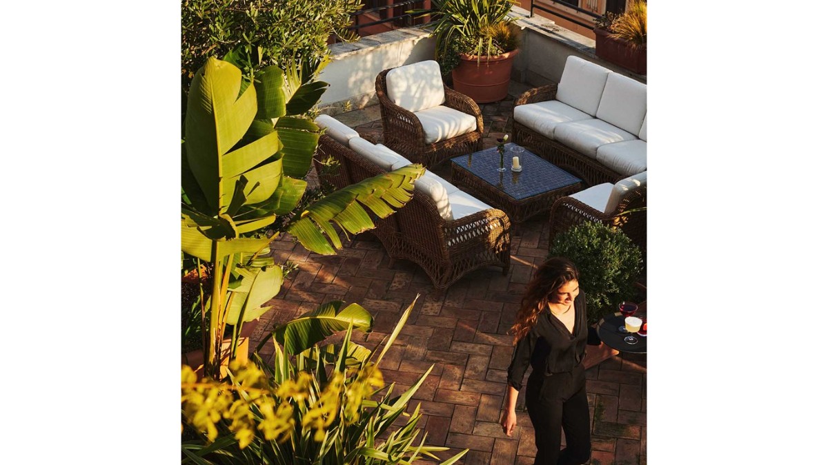 Rooftop bar at Hotel Locarno