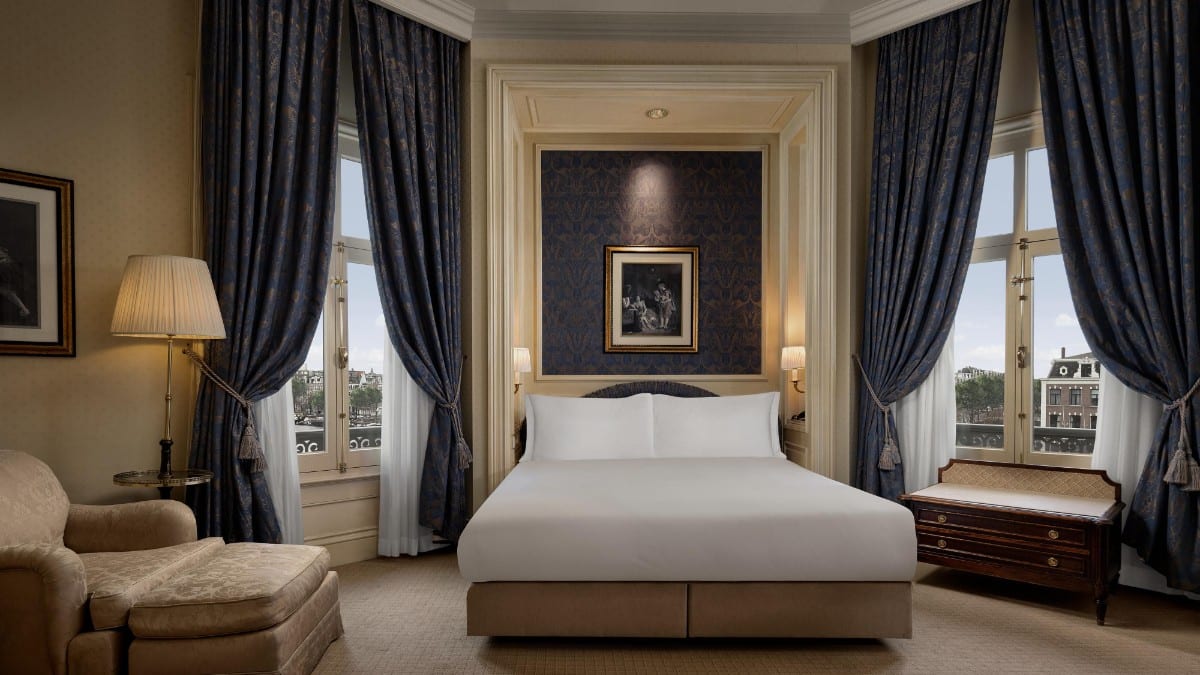 Schlafzimmer im Hotel InterContinental Amstel Amsterdam