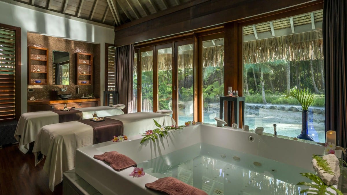 Spa im InterContinental Hotels Bora Bora Resort Thalasso Spa