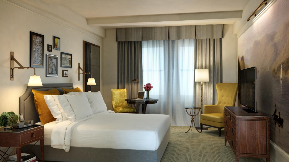 Bedroom at InterContinental New York Barclay Hotel