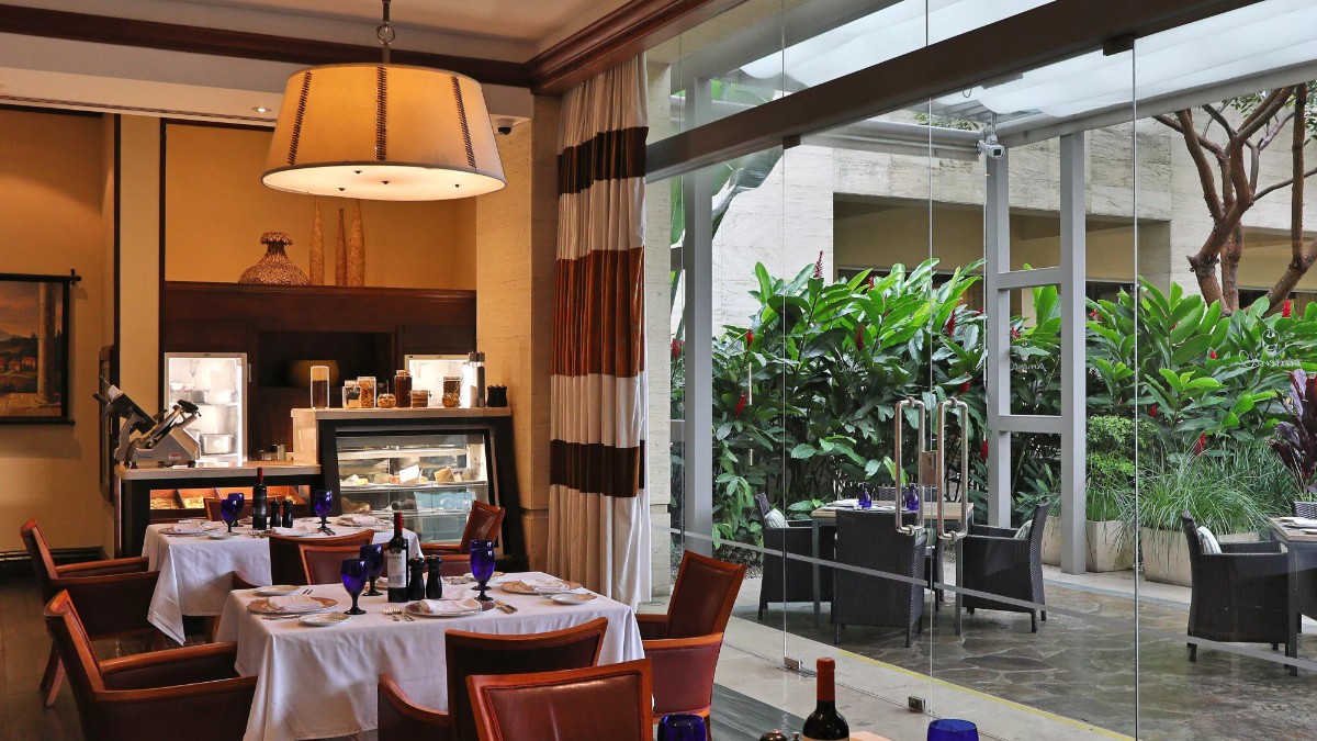Restaurant at InterContinental Hotels Costa Rica at Multiplaza Mall