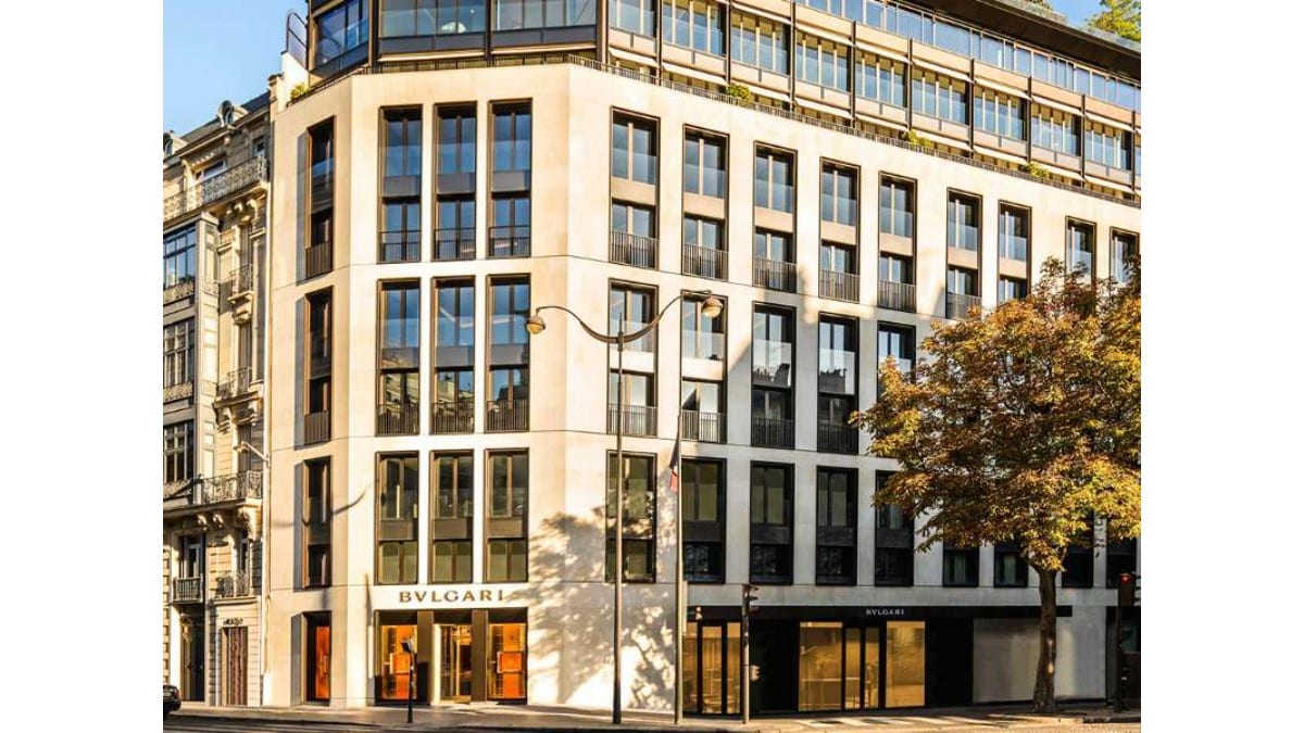 Aussichtsbereiche im Bulgari Hotel Paris