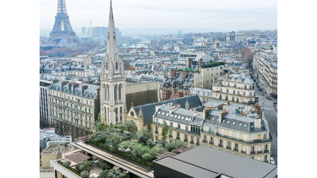 Aussichtsbereiche im Bulgari Hotel Paris