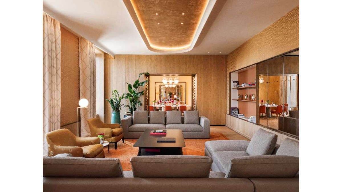 Conference room at Bulgari Hotel Roma
