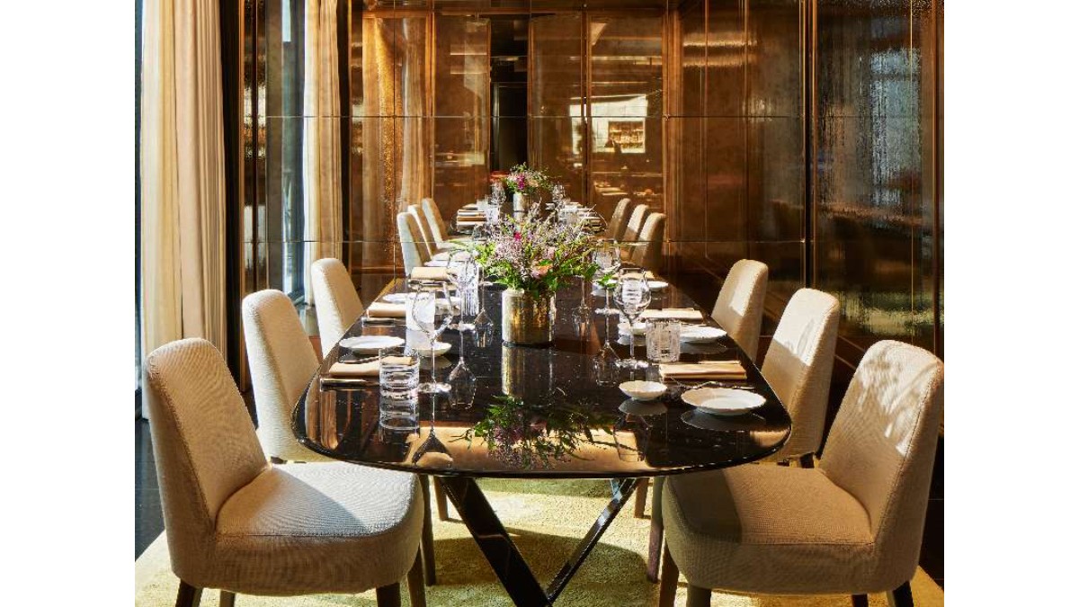 Conference room at Bulgari Hotel Paris