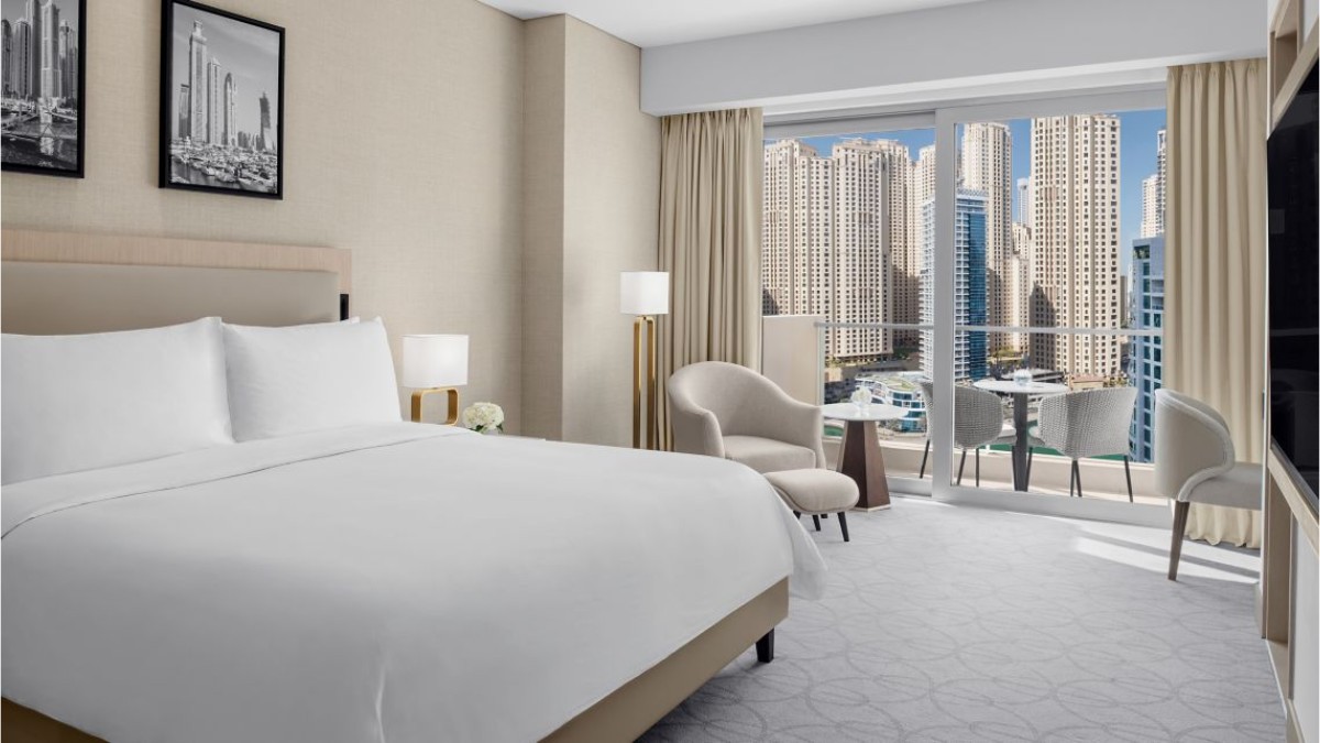 Bedroom at JW Marriott Hotel Marina
