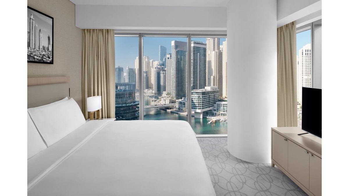 Bedroom at JW Marriott Hotel Marina
