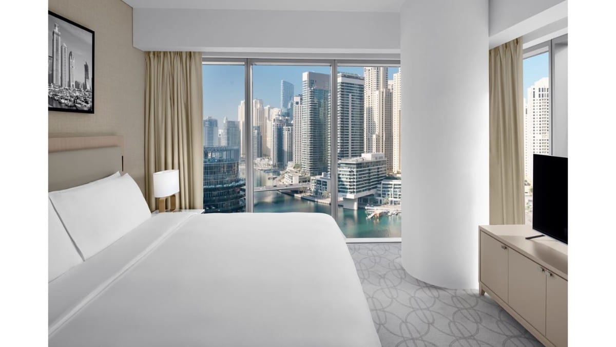 Schlafzimmer im JW Marriott Hotel Marina