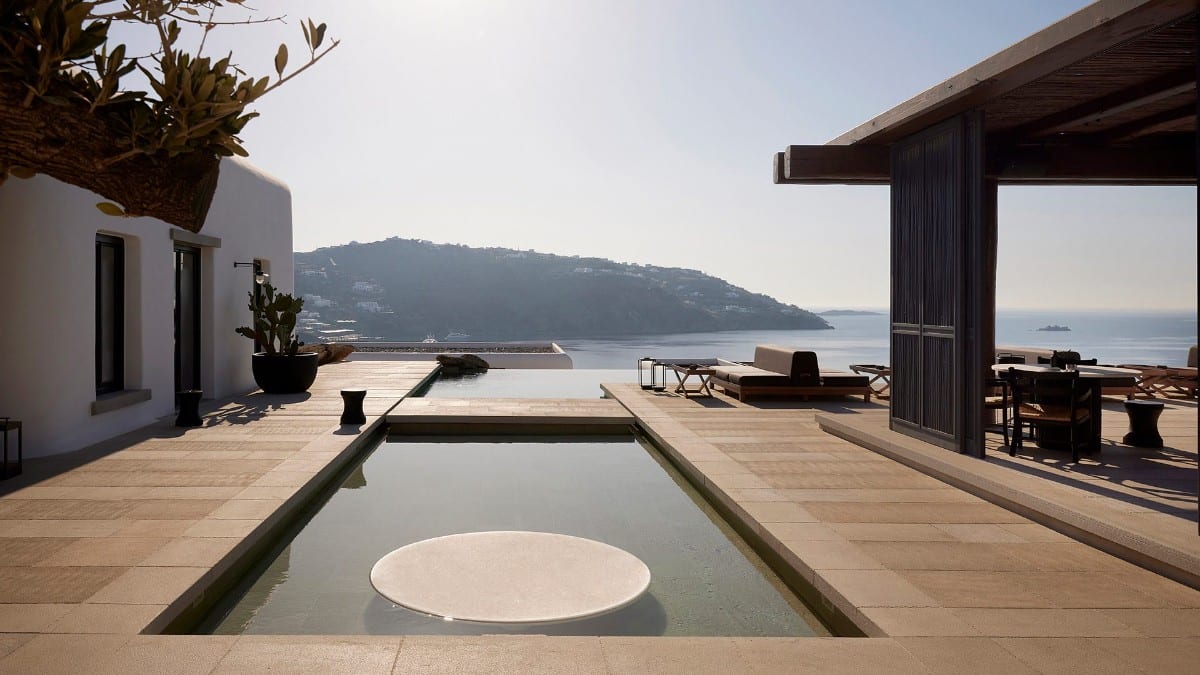 Pool im Kalesma Mykonos