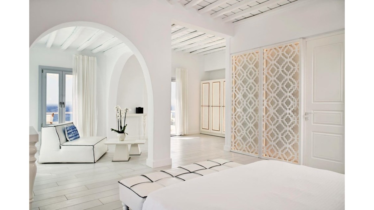 Room at Katikies Mykonos - The Leading Hotels Of The World