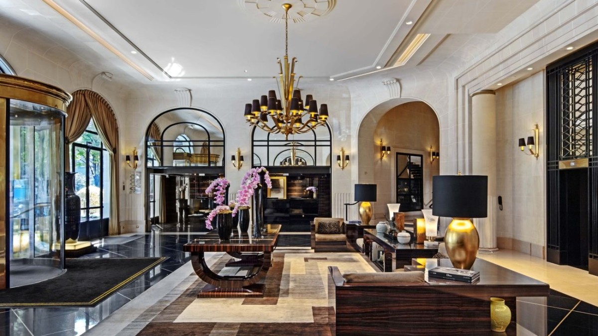 Lobby at Prince de Galles, a Luxury Collection Hotel, Paris
