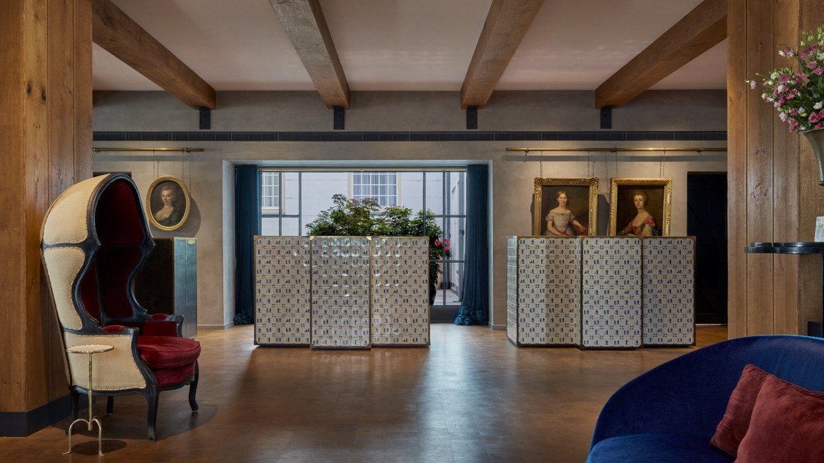 Lobby at Hotel Pulitzer Amsterdam