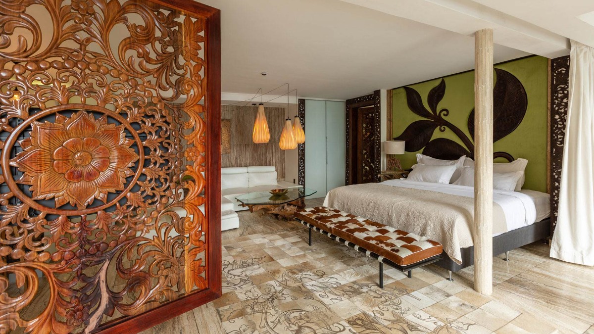 Bedroom at Makanda by the Sea Hotel Adults Only