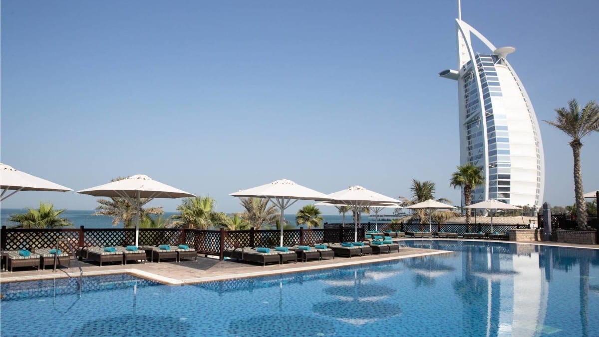 Pool im Jumeirah Mina Al Salam Dubai