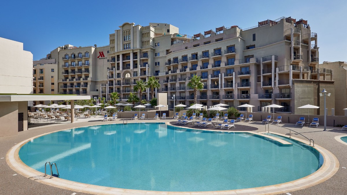 View areas at Malta Marriott Resort & Spa