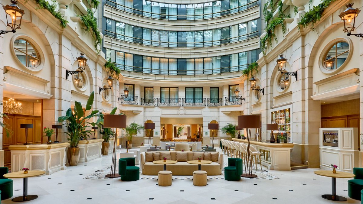 Lobby at Paris Marriott Champs Elysees Hotel