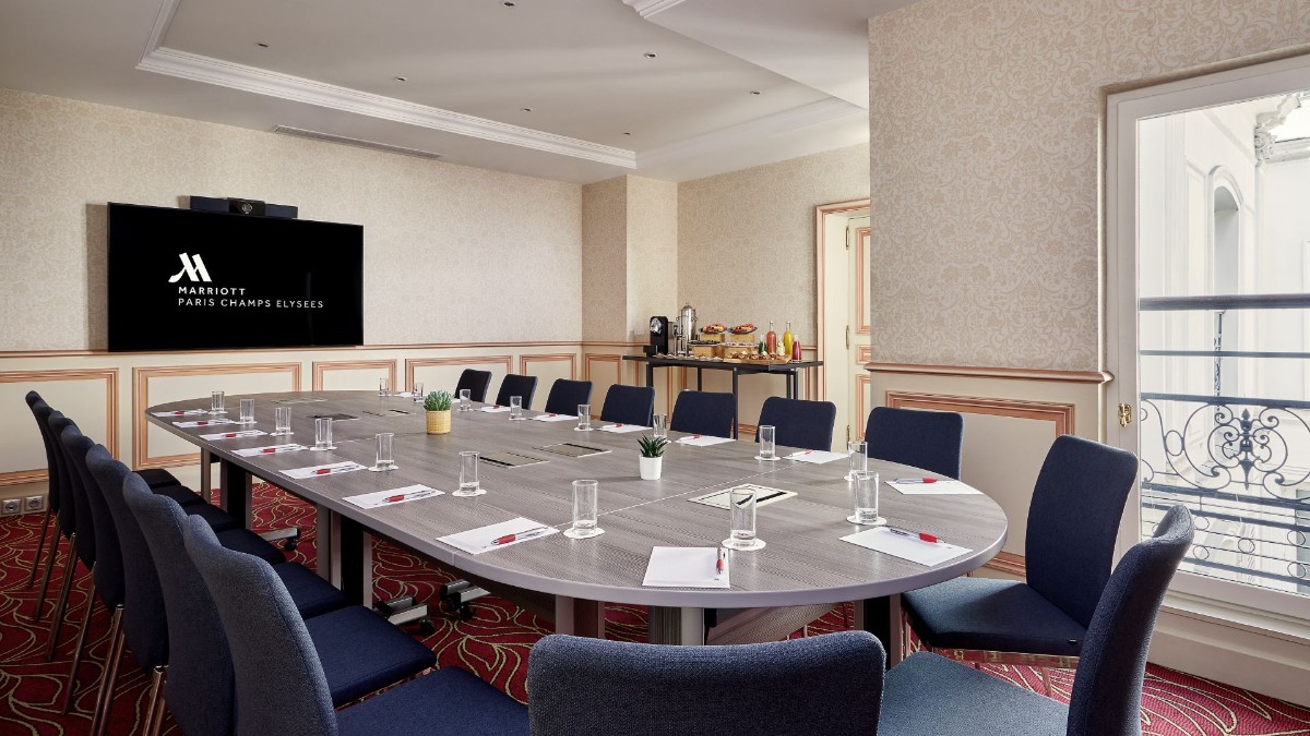 Conference room at Paris Marriott Champs Elysees Hotel