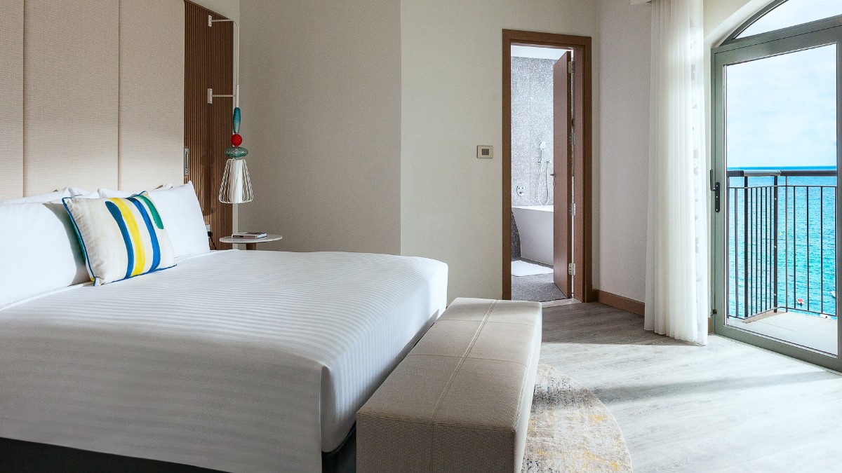 Bedroom at Malta Marriott Resort & Spa