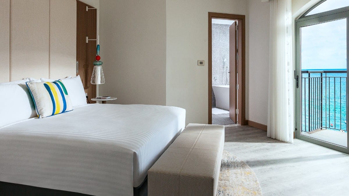 Schlafzimmer im Malta Marriott Resort & Spa