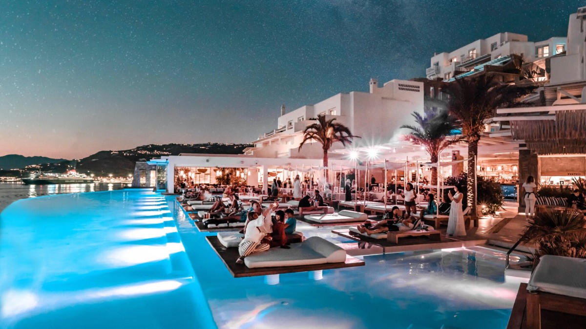 Pool at Cavo Tagoo Mykonos