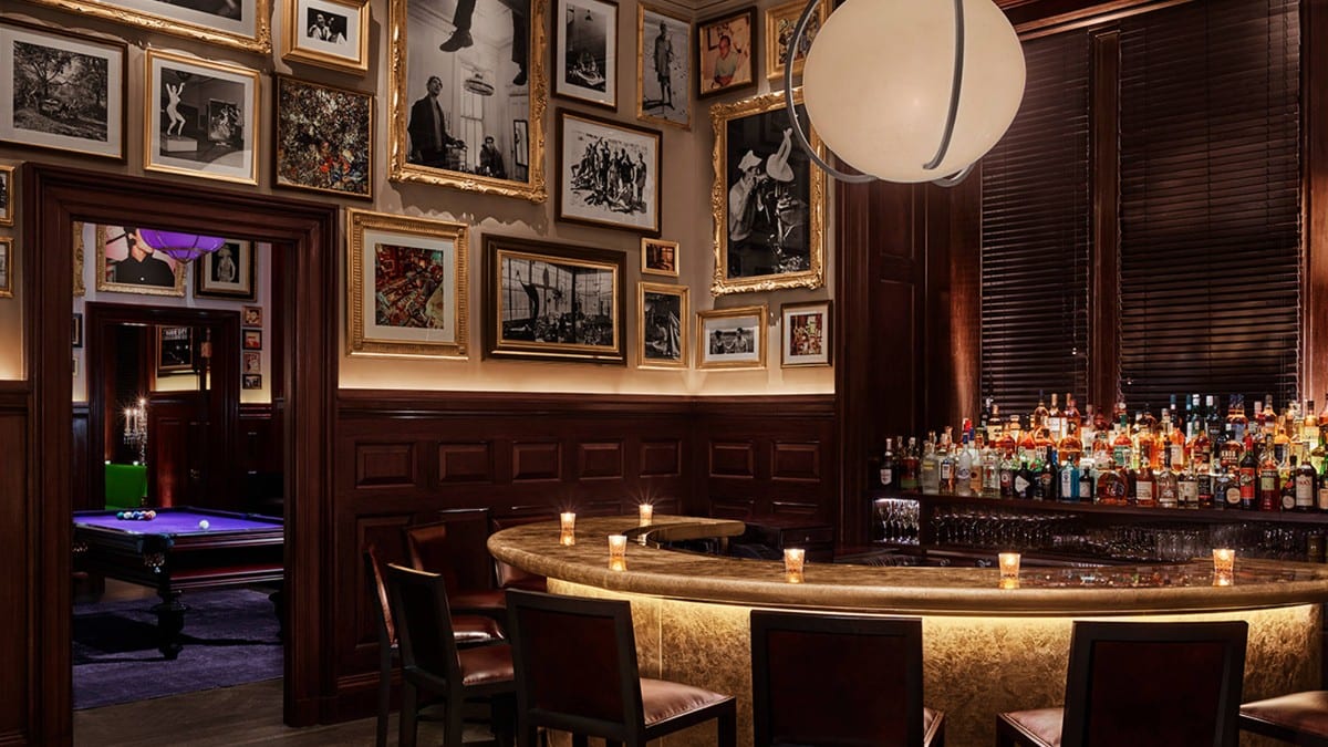 Barbereich im New York Edition