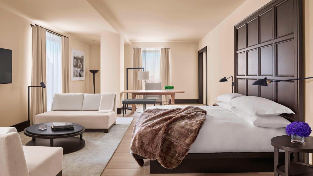 Schlafzimmer im New York Edition
