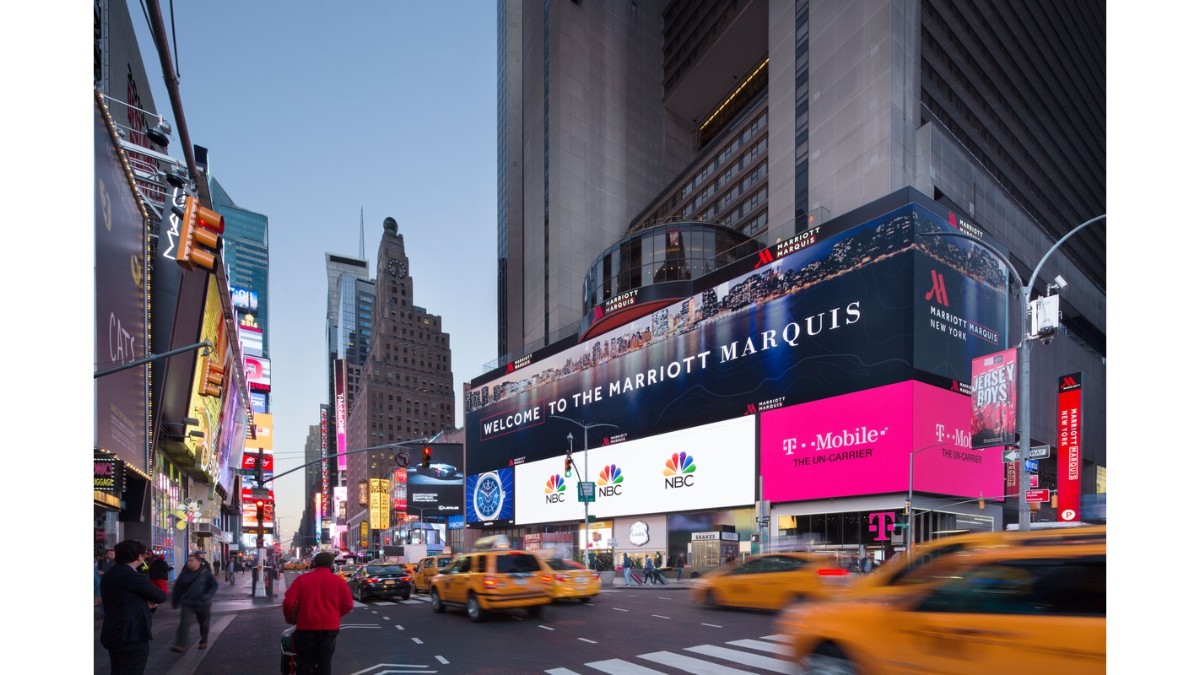 View areas at New York Marriott Marquis