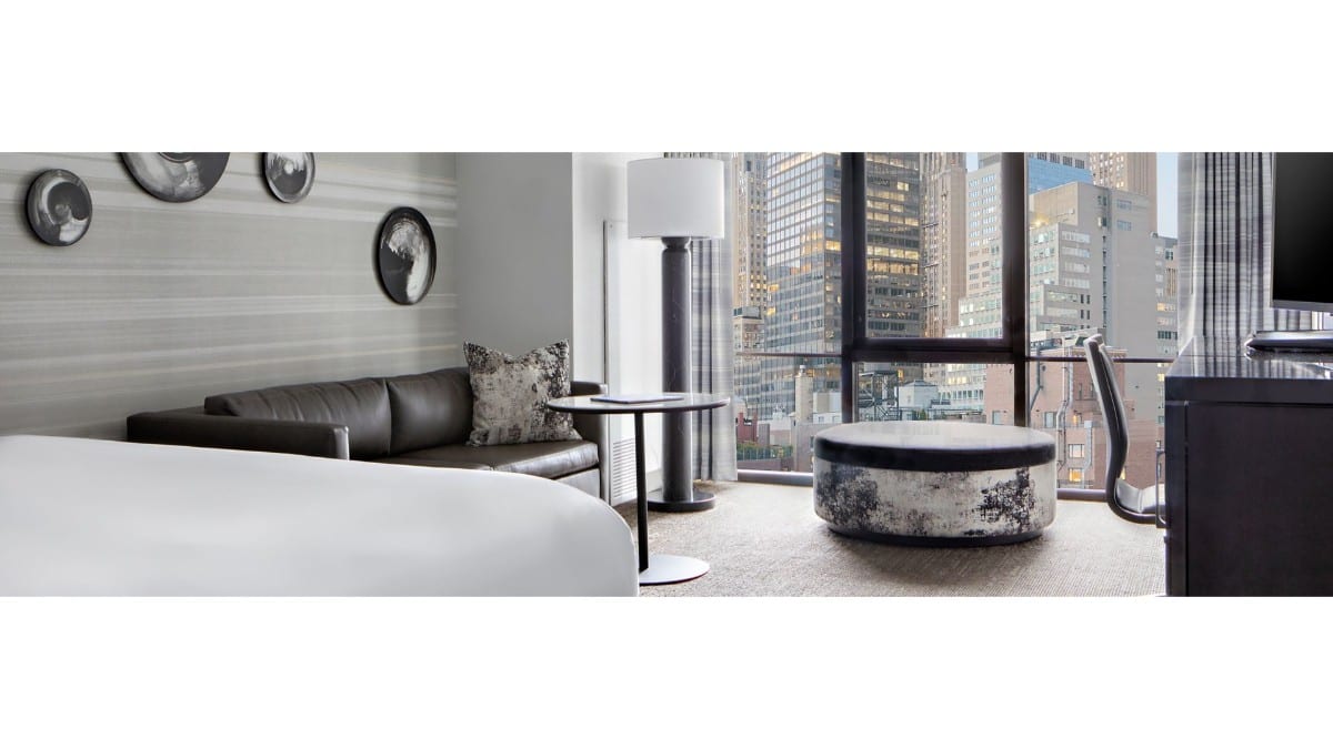 Schlafzimmer im New York Marriott Marquis